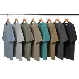 T-shirt Homme Oversize Respirant 100% Coton de Haute Qualité 200g, Manches Courtes Tendance avec Logo de Designer – Collection Été 2026 (Vente en Gros) - Product Image 4