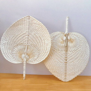 Éventails décoratifs en bambou, accent mural pour la maison, style bohème, petit éventail à main en feuille de palmier, excellente qualité - Product Image 1