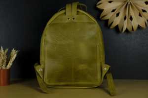 Hot Sale Custom Logo Genuine Leather Mini Backpack Women <b>Small</b> Cowhide Rucksack Luxury Ladies Travel <b>Bag</b> LSBP-0126 - Product Image 3