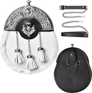 Offre Spéciale Ensemble Kilt Utilitaire Tartan avec Accessoires : Écharpe, Gilet, Chaussettes, Boucles de Kilt – Lots Complet - Product Image 6