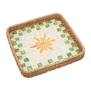 BEST SELLER BLUE LOTUS Ryan Phan Plateau en rotin naturel durable, finition polie, qualité commerciale, respectueux de l'environnement - Product Image 1