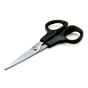 plastic scissor Professional High Quality Stainless Steel <b>Barber</b> Hair Scissors 5-7 Inches Sharp <b>Blade</b> Plastic Handle - Product Image 1