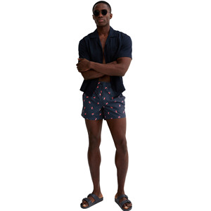 Nouveau style 2026 – Short de plage pour homme, épais, couleur unie, imprimé, séchage rapide - Product Image 2