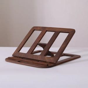 Wooden Adjustable Laptop Stand <b>Foldable</b> Notebook Holder Ergonomic <b>Desk</b> Riser for Home Office Study - Product Image 4