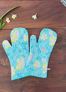 Mitaines de cuisine personnalisées imprimées, colorées, écologiques, 100% coton, lavables au lave-vaisselle, élégantes, pour une utilisation polyvalente - Product Image 1