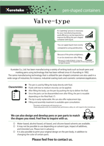 Rotulador rellenable vacío tipo válvula, pinceles personalizados, bolígrafos de pintura industrial, proceso de fabricación de contenedores en forma de bolígrafo - Product Image 6