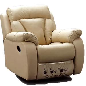 Lujo de gama alta relajante moderno 360 grados giratorio de cuero sofá masaje silla reclinable para sala de estar - Product Image 5