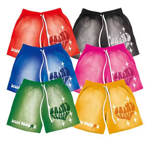 Pantalones Cortos Deportivos para Hombre, Cintura Alta con Cordón, Diseño Personalizado, 100% Algodón, Tejido Transpirable - Product Image 4