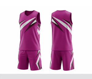 Tenue de basketball personnalisée par sublimation, kit d'équipe sur mesure, service OEM, vêtements de sport pour hommes, femmes et jeunes - Product Image 2