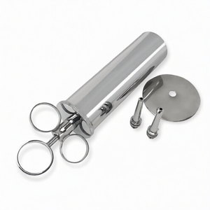 Jeringa para Enema de Oído de 8 oz, Jeringa Quirúrgica Veterinaria de Goma, Instrumento Médico Reutilizable para Irrigación y Limpieza de Oídos - Product Image 1