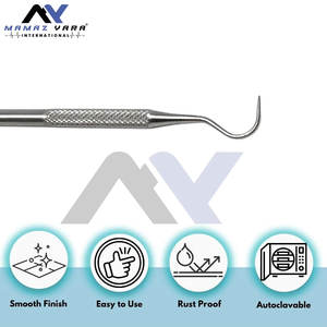 Sonde dentaire 23 en acier pour hygiéniste, avec fonction de détartrage et de dépose de tartre, instrument endodontique manuel - Product Image 5