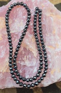 Cuentas de Diamante Moissanita Negra de 6 mm, Cuentas Facetadas Hechas a Mano - Product Image 1