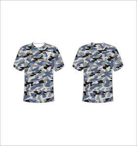 Camiseta de Manga Corta con Estampado de Camuflaje para Hombre, Cuello Redondo, Corte Regular Informal, Transpirable, Tejido de Poliéster - Product Image 5