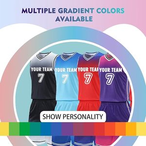 Kit d'uniformes de basketball personnalisés blanc et noir, imprimés par transfert thermique, nom et numéro de l'équipe 7, unisexe adulte, respirant et anti-humidité, service OEM - Product Image 4