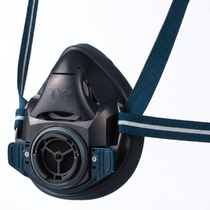 ชิเกมัตสึ TW01SC หน้ากากกันฝุ่นและแก๊ส หน้ากากซิลิโคนแบบใช้ซ้ำได้ สีดำ M 11901 - Product Image 1