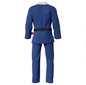 Kimono de judo bleu pour homme, coupe classique, 100% coton, vêtements d'arts martiaux durables, taille adulte - Product Image 3