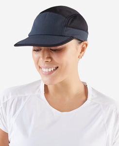 Gorra de Béisbol de Malla de 5 Paneles Azul Marino Unisex Hecha a Medida, Ajustada, Transpirable, Deportiva, con Patrón Sólido, para Primavera/Verano, de Bajo Costo - Product Image 1
