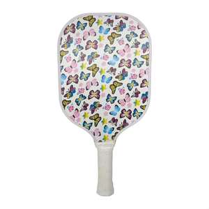 Raquette de padel professionnelle de haute qualité, légère, en fibre de carbone, pour le contrôle de la puissance et l'entraînement, avec filet en nylon - Product Image 6