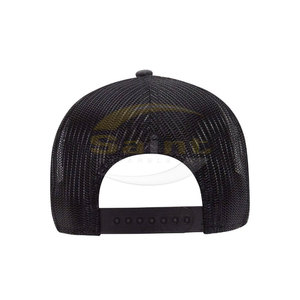 Casquette de camionneur personnalisée d'été, nouvelle collection en gros, dernières casquettes de haute qualité 100% coton avec bouton pour masque et casquettes de camionneur brodées - Product Image 2