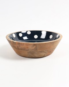 Bol de service en bois naturel minimaliste, écologique, biodégradable, fait à la main, finition lisse et polie, vaisselle durable pour la cuisine - Product Image 6