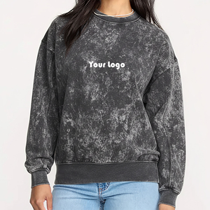 Sudadera con Capucha para Mujer, Tendencia Actual, 100% Algodón, Impresión Personalizada, Logotipo Bordado en la Parte Delantera, Transpirable, Ecológica, Estilo Hip Hop Invernal - Product Image 4