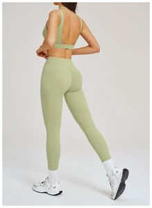 Private Label <b>Women</b> Fitness Activewear Custom Gym Clothing Sports Active Wear High Elastic <b>Leggings</b> Yoga Sets - Product Image 1