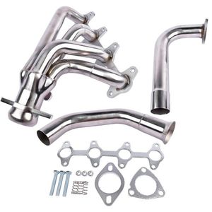 Chevy <b>S10</b> GMC Sonoma 2.2L L4 2WD 1994-2004 Engine Swap Stainless Header Kit Tuning Exhaust System - Product Image 2