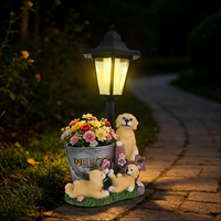 Solar-Gartenlaterne mit Tierfigur, LED-Pflanzgefäß-Dekoration für Hof, Terrasse, Rasen und Landschaftsgestaltung
