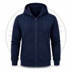 Custom Full <b>Zip</b> Hoodie Manufacturer OEM ODM Men Women Unisex Fleece <b>Zip</b> Up <b>Hooded</b> Sweatshirt Blank Cotton Polyester - Product Image 6