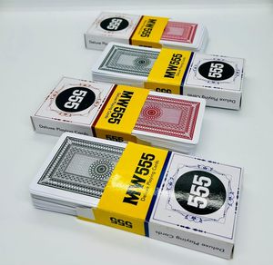<b>Magic</b> Trick MW 555 Marked Playing Card Pack - <b>Set</b> of 4 (Black & Red) | Spy Code Back Design | Cards with Tutorial | Smooth Plast - Product Image 1