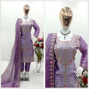Top de fiesta de diseñador para mujer con conjunto Dupatta Conjunto elegante de diseñador Pent para ocasiones especiales - Product Image 3