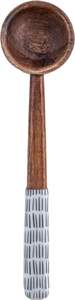 Espátula de madera con mango largo, volteador plano para freír, cucharas de madera hechas a mano, cucharas para postres y arroz, diseño moderno y ecológico - Product Image 3