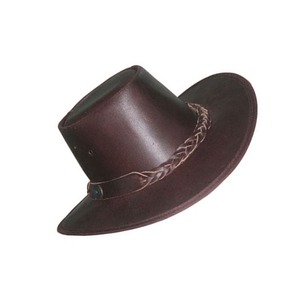 <b>Western</b> Cowboy <b>Hat</b> Unisex Cowhide Leather Crown Eco-Friendly Lightweight Pull-Up Versatile Winter Travel Sports Casual Outdoor - Product Image 3