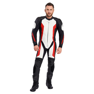Combinaison en cuir pour moto avec design léger, équipement de conduite, combinaison en cuir pour moto avec matériau durable, équipement de conduite - Product Image 1