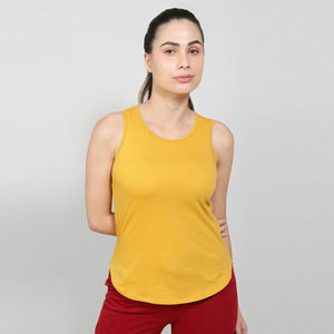 Débardeur personnalisé à manches courtes pour femme, impression de logo sur mesure, écologique, respirant, léger, en Spandex/Coton, vente en gros - Product Image 5