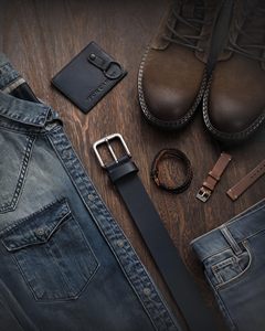 Cinturón de Cuero Genuino para Hombre, de Grano Completo, Resistente, para Uso Diario, para Jeans, Proveedor Mayorista - Product Image 4