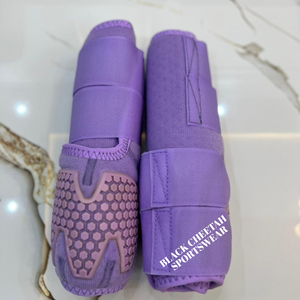 Botas de Protección para Patas de Caballo, de Neopreno, Absorbentes de Impactos, Duraderas, para Equitación, Entrenamiento, Salto - Product Image 1