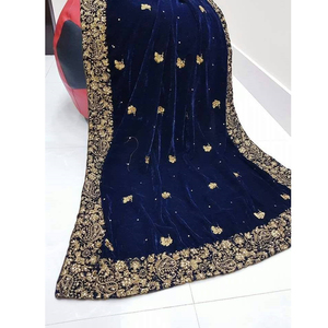 Premium Quality Custom Highly Embroidered / Printed <b>Shawls</b> <b>Wedding</b> Wear Top Quality Customized Women's Wear <b>Shawls</b> Wholesale - Product Image 3