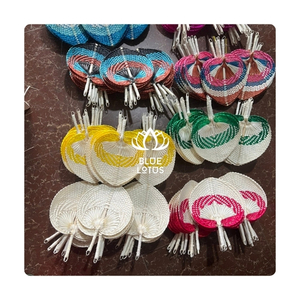 Handmade Bamboo Woven <b>Hand</b> <b>Fan</b> Traditional Decorative <b>Fan</b> Eco-friendly DIY Household Cooling <b>Fan</b> for Summer - Product Image 6
