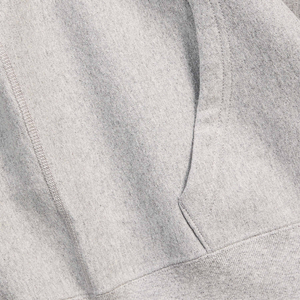 Custom <b>Mens</b> <b>Grey</b> Cotton Fleece Pullover Hoodie Regular Fit Kangaroo Pocket Premium Blank Casual Streetwear <b>Sweatshirt</b> - Product Image 5