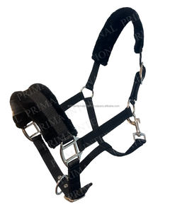 Cómodo equipo de equitación equino Acolchado grueso Forro polar Acolchado Cuello de cabeza de caballo Conveniente Halter - Product Image 1