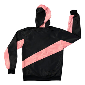 Trajes Deportivos Cortavientos de Nailon Personalizables Unisex con Cremallera, Bloques de Color Sólido, Casuales, Ligeros, Antibacterianos 2 en 1 - Product Image 2