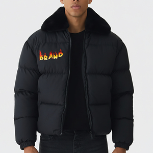 Chaqueta acolchada de algodón ligera y cálida de talla grande, muy vendida, de alta calidad, a prueba de viento, para hombre. - Product Image 1