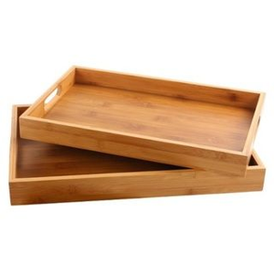 Handcrafted Timber Display <b>Platter</b> Rustic Presentation Board Farmhouse Accent Board Decorative Showcase Board Ottoman Organizer - Product Image 2