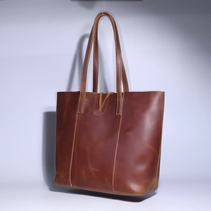 Bolso Tote de Cuero Clásico Negro 2026, Estilo Moderno, Abierto por Arriba, Estilo Minimalista para Uso Diario - Product Image 3
