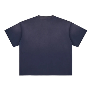 Camiseta de Algodón para Hombre, Corte Regular, Color Sólido, Manga Corta, Cuello Redondo, Estilo Casual - Product Image 3
