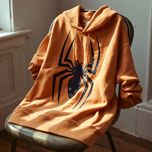 Sudadera con Capucha Estilo Y2K 100% Algodón, Sudadera Holgada de Estilo Urbano Vintage, OEM - Product Image 3