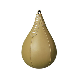 Ballon de vitesse de boxe en cuir à double extrémité, ballon de vitesse professionnel pour l'entraînement de boxe, ballon de boxe en cuir, ballon de vitesse Yoga Wave - Product Image 4