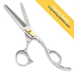 Ciseaux de coiffure professionnels pour démêler les cheveux, en acier inoxydable 4Cr13, 30 dents, pour droitiers, manche long, outil de coiffure de salon - Product Image 1