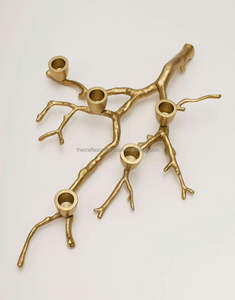 Support de bougie en fer doré fait main, lanterne à bougie artisanale CRAFT ASCENT (TCA-BA124) pour Noël, maison et jardin, vente en gros - Product Image 4